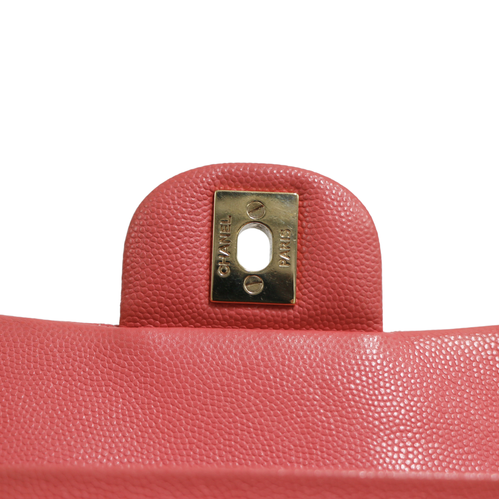 Chanel Classic Double Flap Medium Pink Caviar