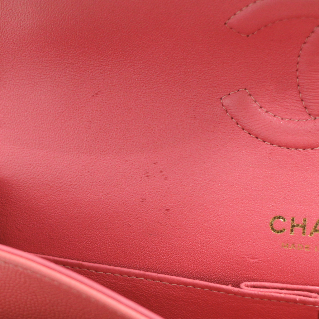 Chanel Classic Double Flap Medium Pink Caviar
