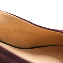 Christian Dior Idylle ballet heels in Lamskin Leather Burgundy Size 37 1/2