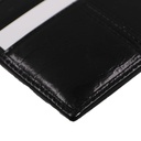 Prada Soft leather enameled metal triangle logo Cardholder