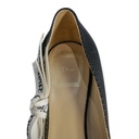 Christian Dior J'Adior Pump Black Technical Fabric Size 38 1/2