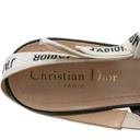 Christian Dior J'Adior Slingback Pump Black Technical Fabric In Size 38 1/2