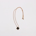 Van Cleef Vintage Alhambra Necklace Black Onyx JB228004 No Year