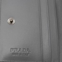 Prada-11494 Saffiano Leather Light Gray Wallet 2MO006