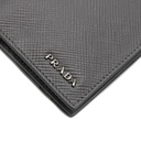 Prada-11494 Saffiano Leather Light Gray Wallet 2MO006