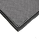 Prada-11494 Saffiano Leather Light Gray Wallet 2MO006