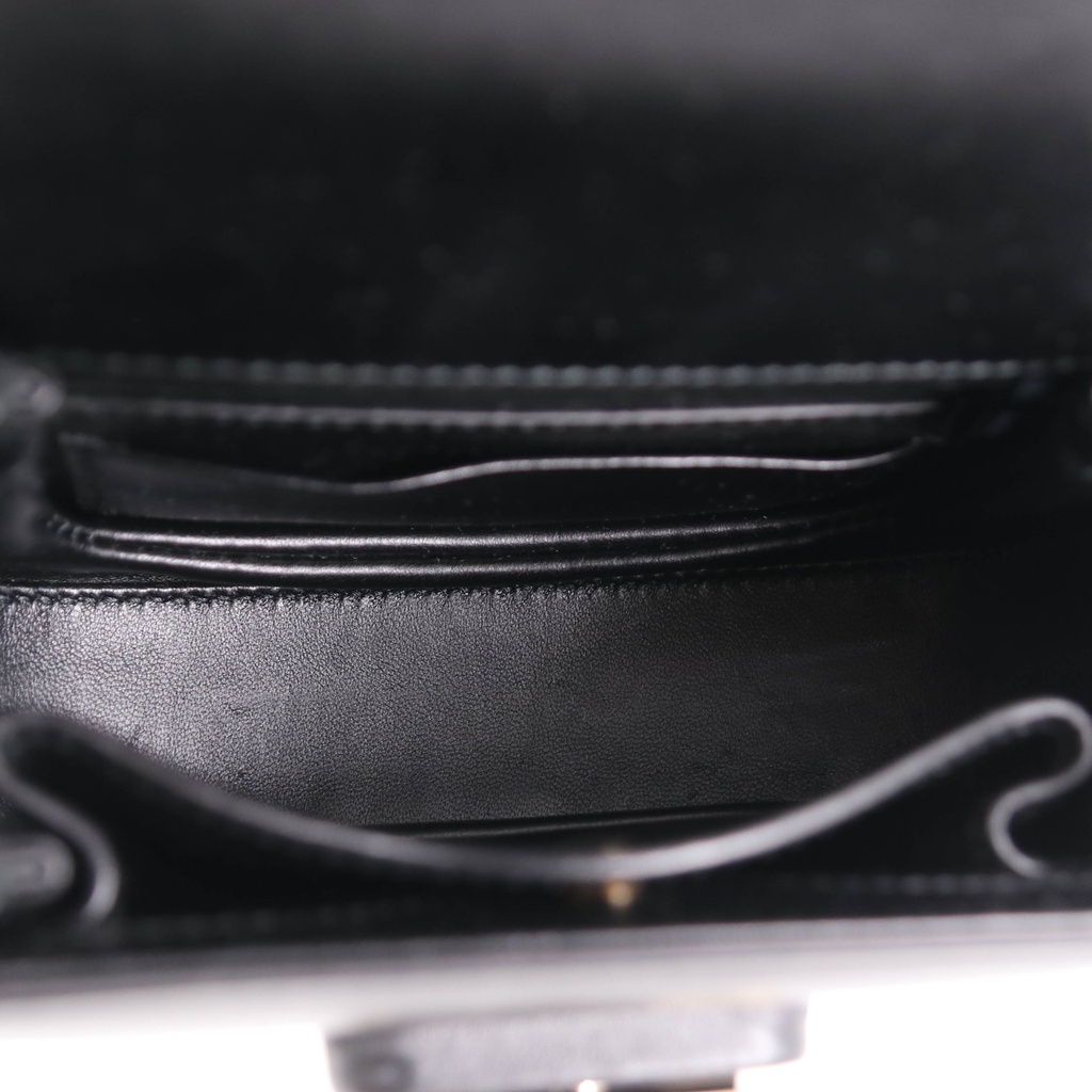 Gucci Mini Bamboo Bag 1947 Black Leather 827738