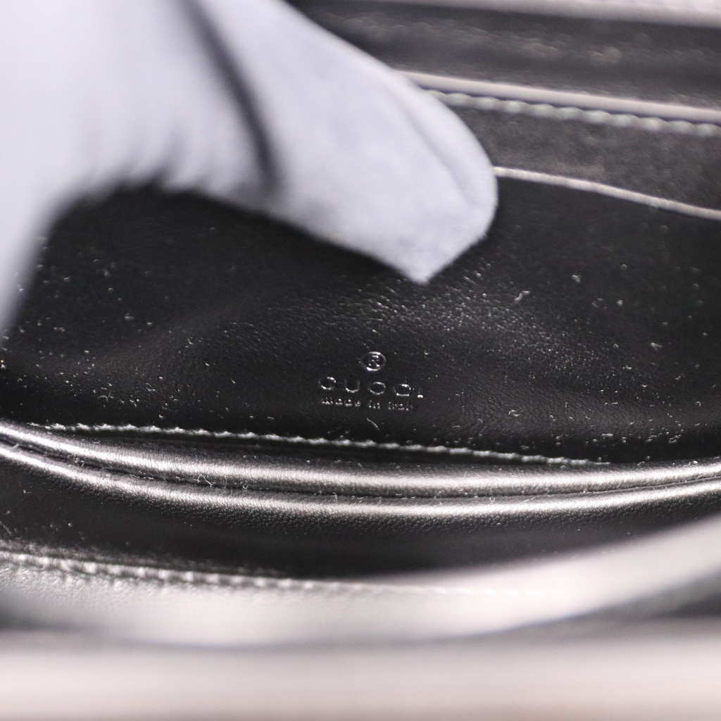 Gucci Mini Bamboo Bag 1947 Black Leather 827738