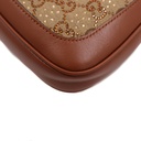 Gucci Crystal GG Canvas Jackie 1961 Mini Shoulder Bag 675799