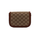 Gucci Horsebit 1955 Crystal Embellished GG Canvas Mini Shoulder Bag 675801