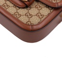 Gucci Horsebit 1955 Crystal Embellished GG Canvas Mini Shoulder Bag 675801