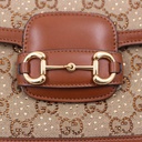 Gucci Horsebit 1955 Crystal Embellished GG Canvas Mini Shoulder Bag 675801