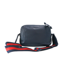 Gucci Double G Leather Messenger Bag Marine Blue 725696