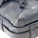 Gucci Double G Leather Messenger Bag Marine Blue 725696