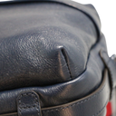 Gucci Double G Leather Messenger Bag Marine Blue 725696