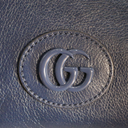 Gucci Double G Leather Messenger Bag Marine Blue 725696