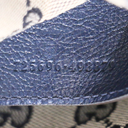 Gucci Double G Leather Messenger Bag Marine Blue 725696