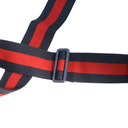 Gucci Double G Leather Messenger Bag Marine Blue 725696