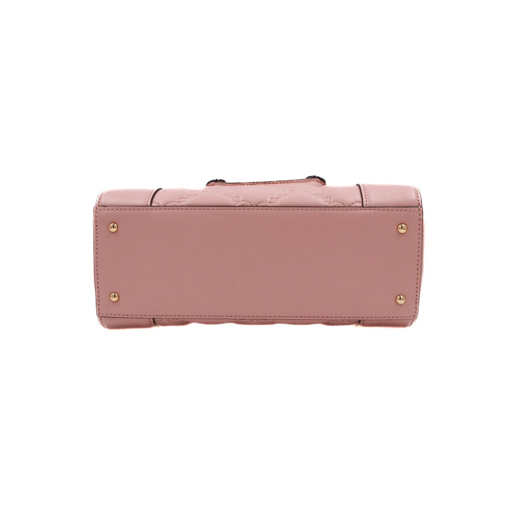 Gucci Small GG Matelasse Top-Handle Dusty Pink 728309