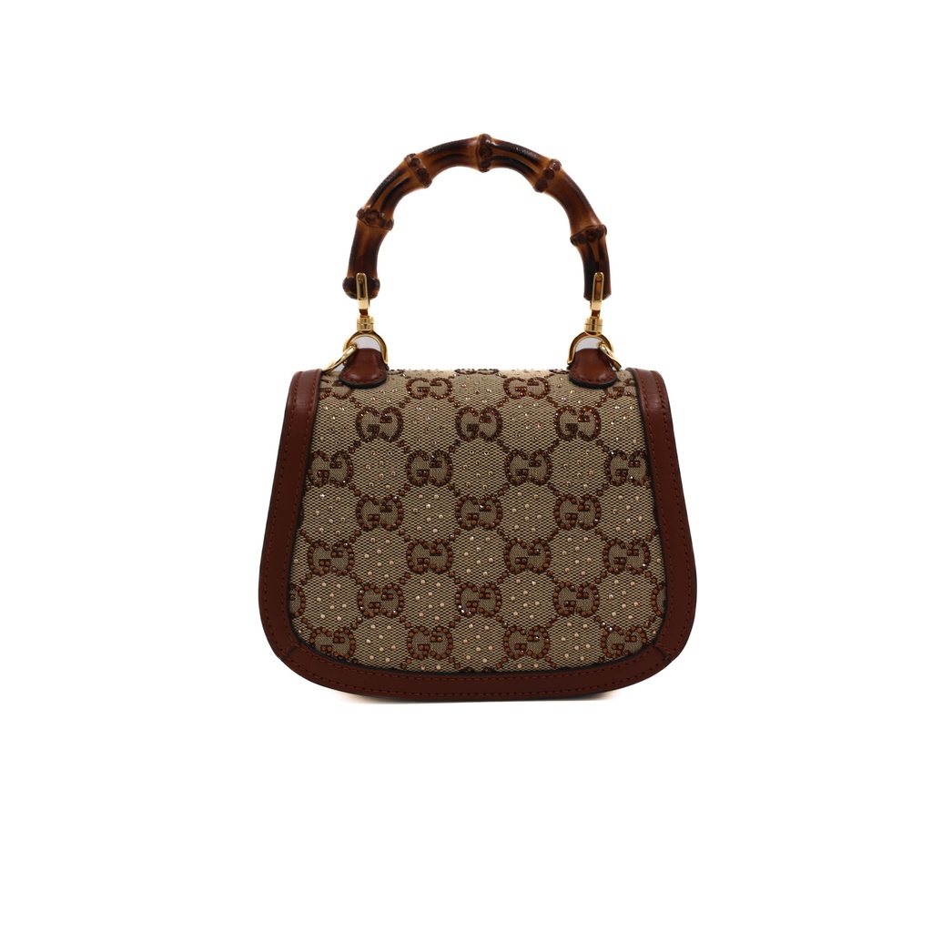 Gucci Bamboo 1947 Mini Top Handle Bag Beige 735116