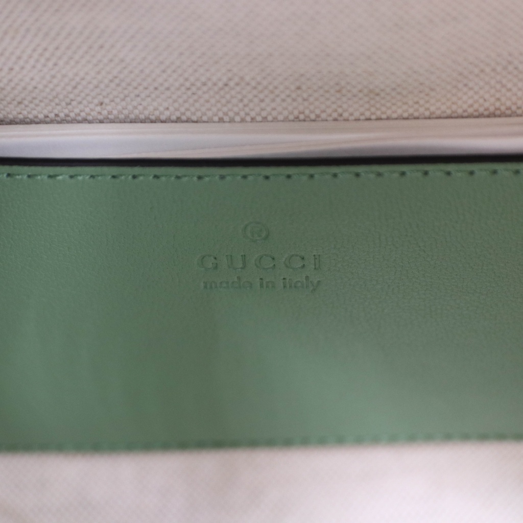 Gucci Blondie Top Handle Bag Green 744434