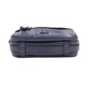 Gucci Double G Leather Messenger Bag Marine Blue 725696