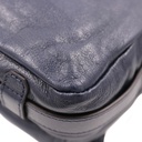 Gucci Double G Leather Messenger Bag Marine Blue 725696