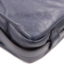 Gucci Double G Leather Messenger Bag Marine Blue 725696