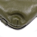 Gucci Double G Leather Messenger Bag Green 725696