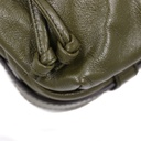 Gucci Double G Leather Messenger Bag Green 725696