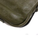 Gucci Double G Leather Messenger Bag Green 725696