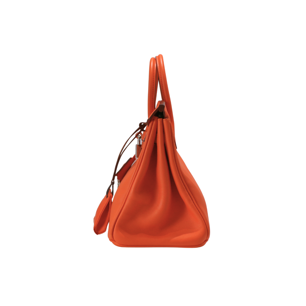 Hermes Birkin 25 orange H swift 2016 lock& keys