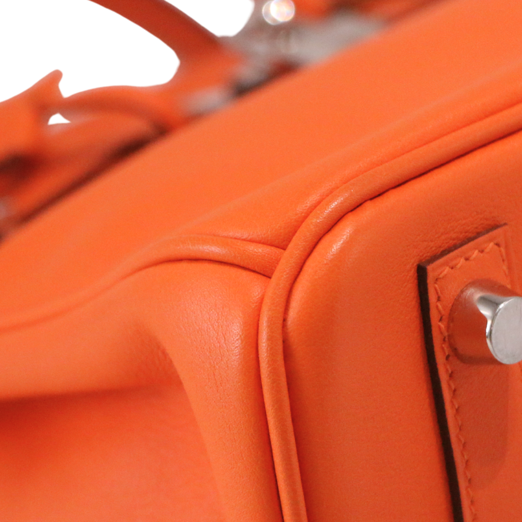Hermes Birkin 25 orange H swift 2016 lock& keys
