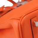 Hermes Birkin 25 orange H swift 2016 lock& keys