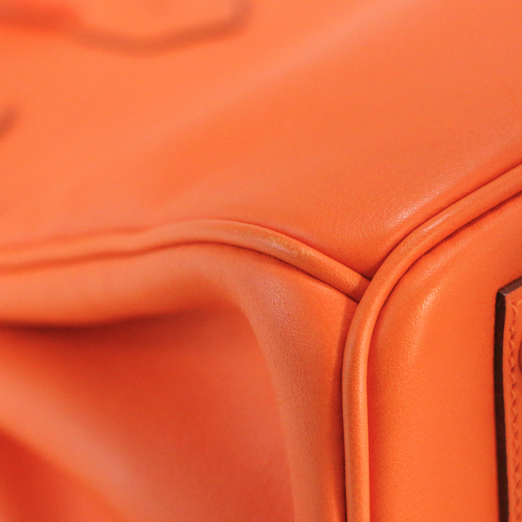 Hermes Birkin 25 orange H swift 2016 lock& keys