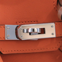 Hermes Birkin 25 orange H swift 2016 lock& keys