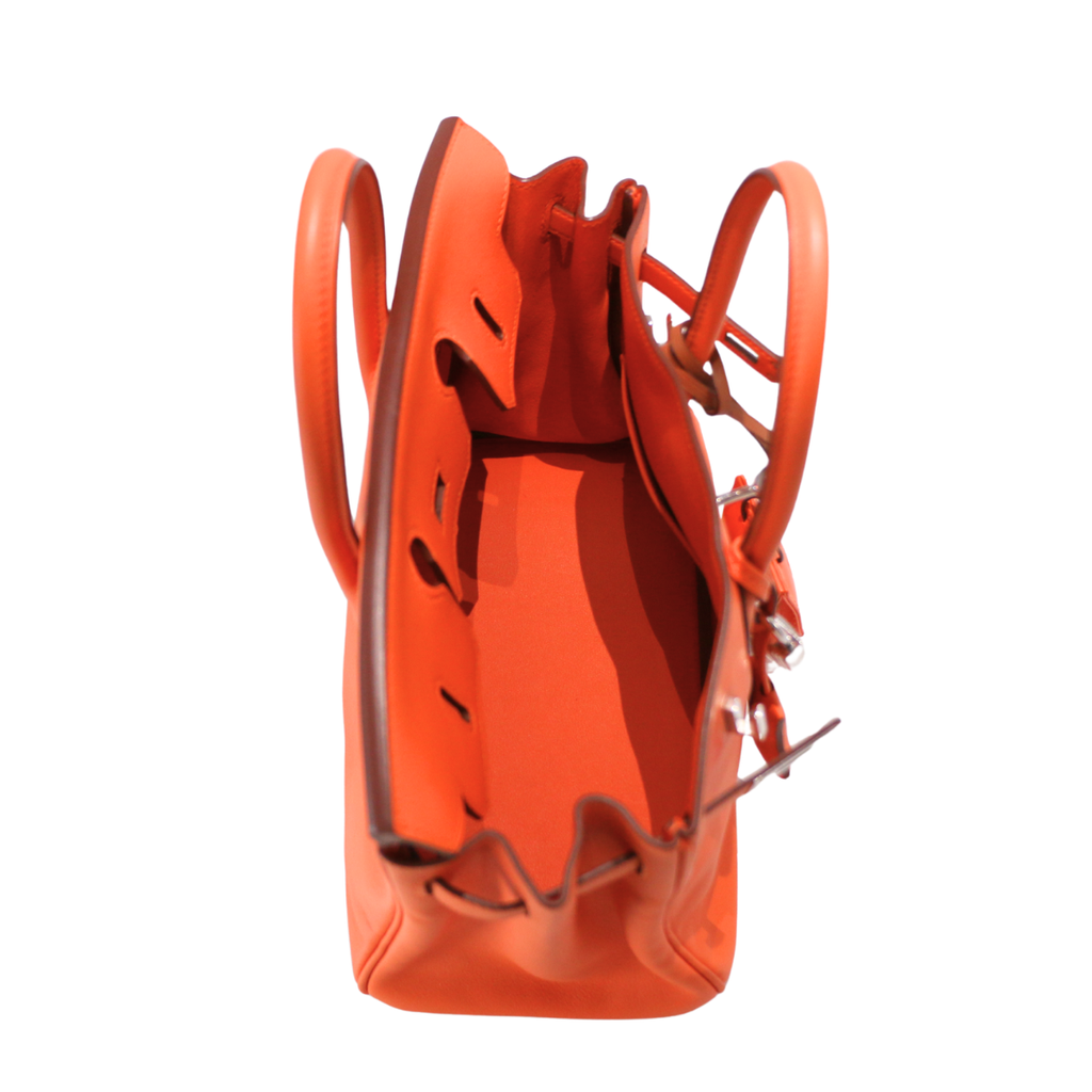 Hermes Birkin 25 orange H swift 2016 lock& keys