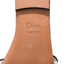 Christian Dior Dway Sandal Embroidered Multicolor Flower Size 37 1/2