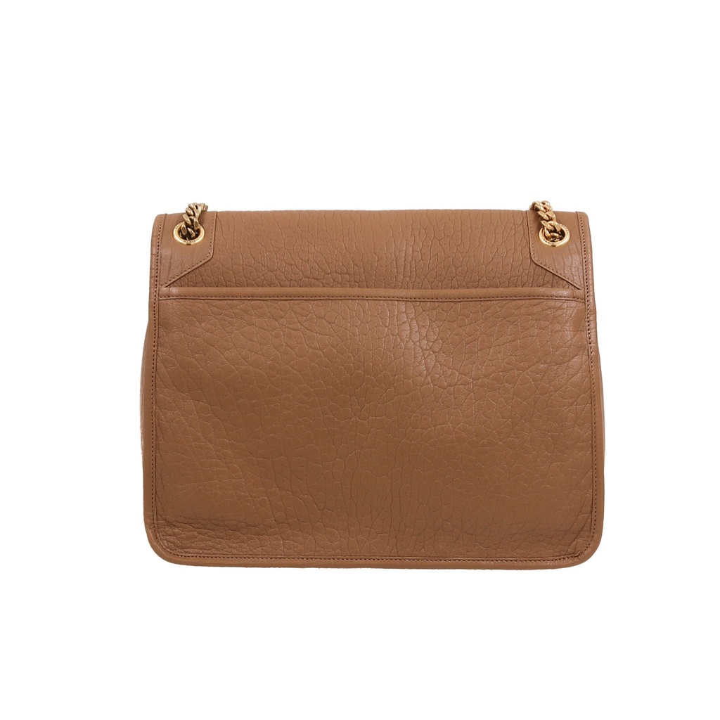 Yves Saint Laurent Large Niki Bag In Camel Leather