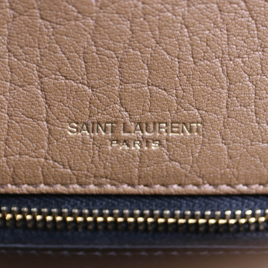 Yves Saint Laurent Large Niki Bag In Camel Leather