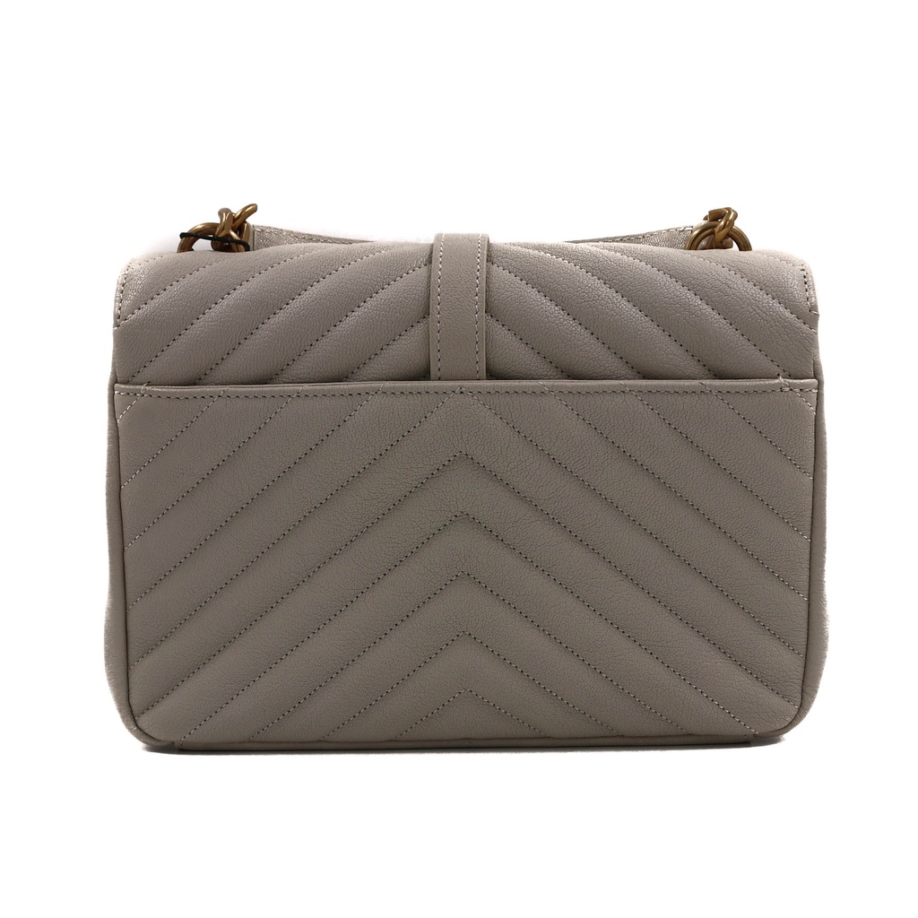 Yves Saint Laurent College Bag in White