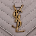 Yves Saint Laurent College Bag in White