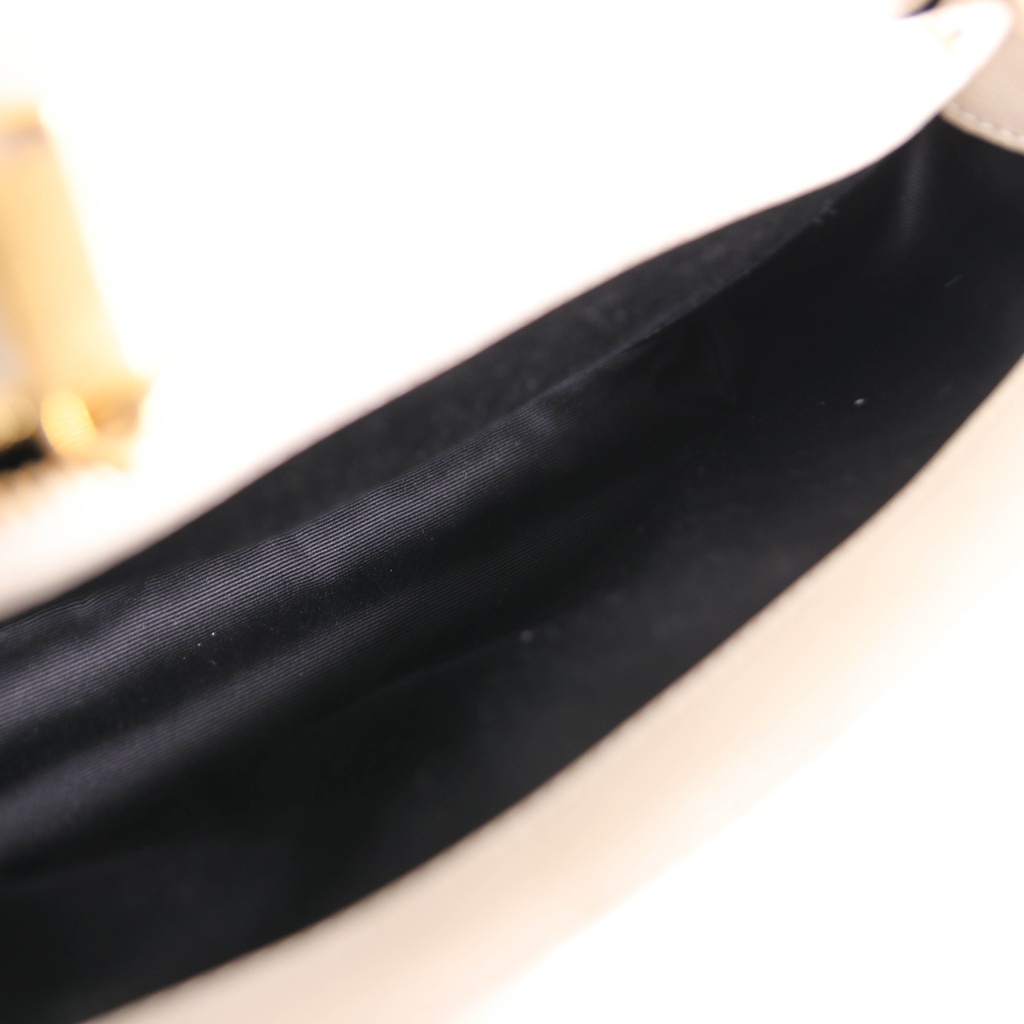 Yves Saint Laurent College Bag in White