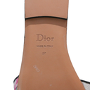 Christian Dior Dway Sandal Embroidered Multicolor Flower Size 37