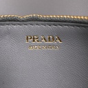 Prada Embleme Flap Mini Bag in Grey