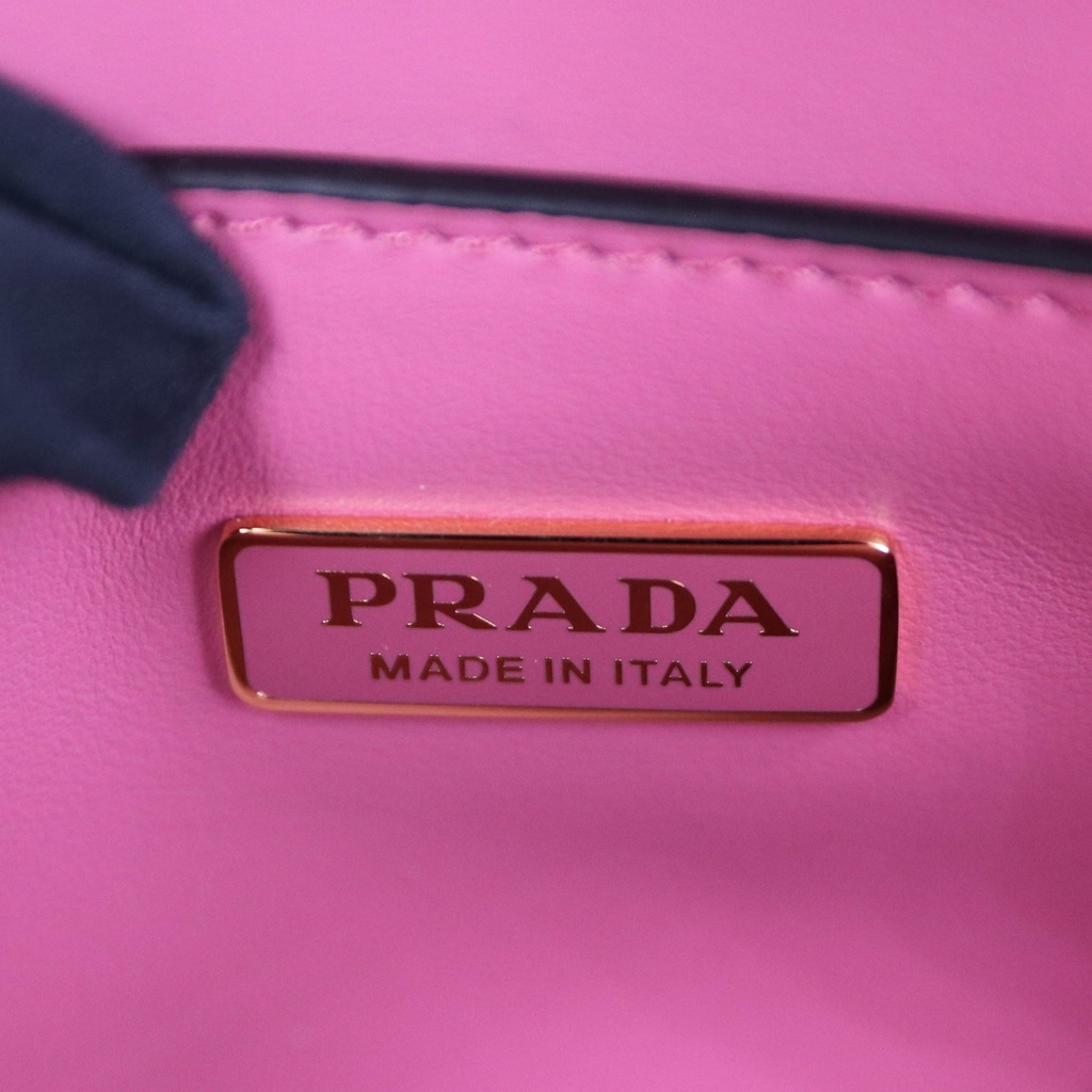 Prada Emblème in Saffiano Pink Leather Bag