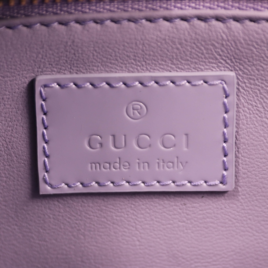Gucci Siena small leather shoulder bag Lavander