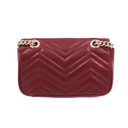 Gucci GG Marmont Chain Shoulder Bag Red 446744