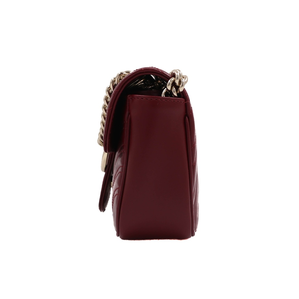 Gucci GG Marmont Chain Shoulder Bag Red 446744