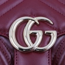 Gucci GG Marmont Chain Shoulder Bag Red 446744